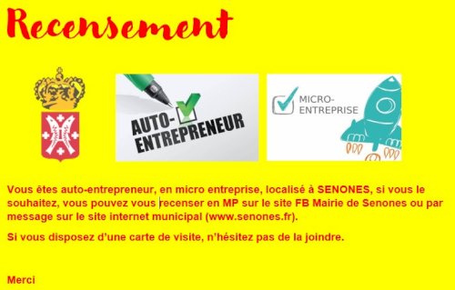 Recensement Auto-entrepreneurs - Micro-entreprises